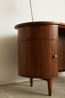 Fluted Curved Desk - Journey East