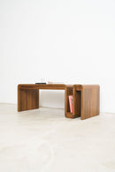 Coffee Table With Curved Magazine Rack - Journey East