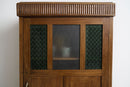 Art Deco Cabinet With Vintage Coloured Glass - Journey East