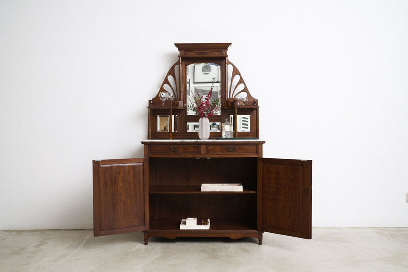 Art Nouveau Buffet With Marble - Journey East