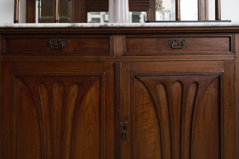 Art Nouveau Buffet With Marble - Journey East
