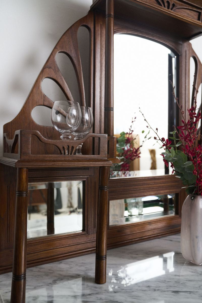 Art Nouveau Buffet With Marble - Journey East