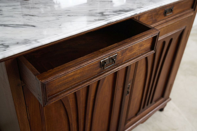 Art Nouveau Buffet With Marble - Journey East