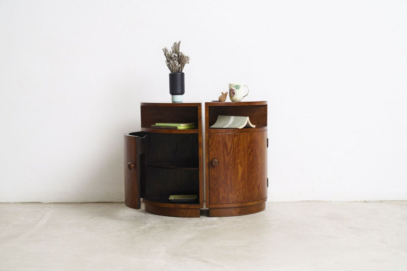 Curved Bedside Tables - Journey East