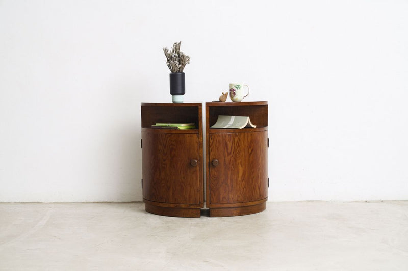 Curved Bedside Tables - Journey East
