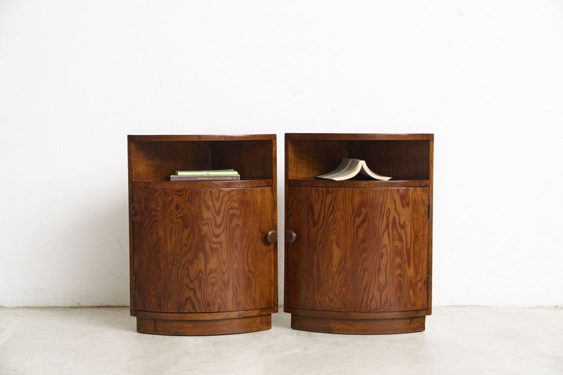 Curved Bedside Tables - Journey East