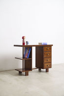 Vintage Small Desk With Drawers - Journey East