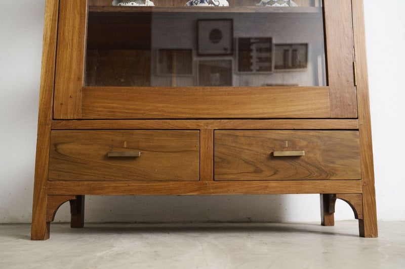 Art Deco Glass Display Cabinet - Journey East