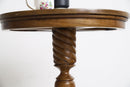 Round Side Table With Spiral Leg - Journey East