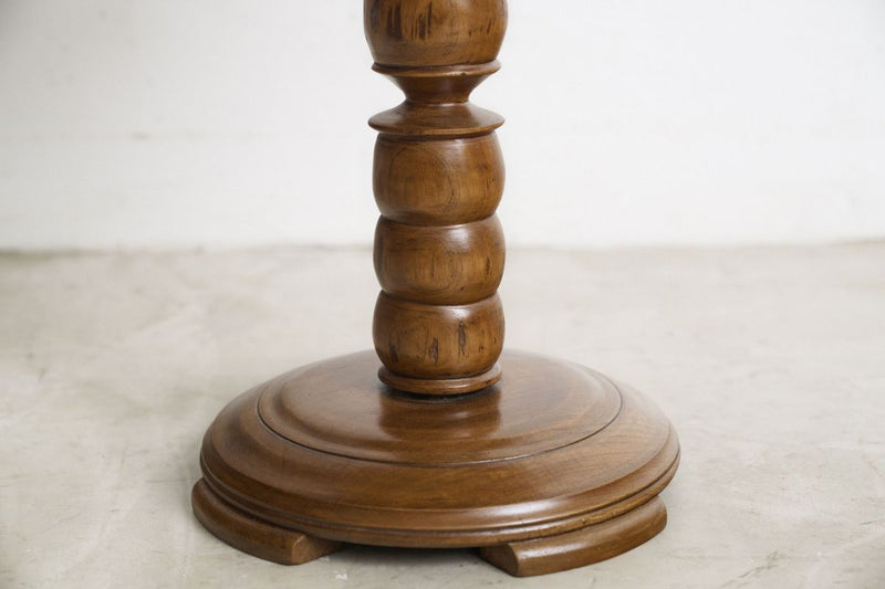 Round Side Table With Spiral Leg - Journey East