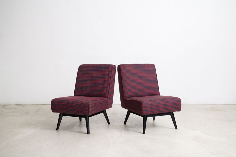 Retro Lounge Chair Red - Journey East