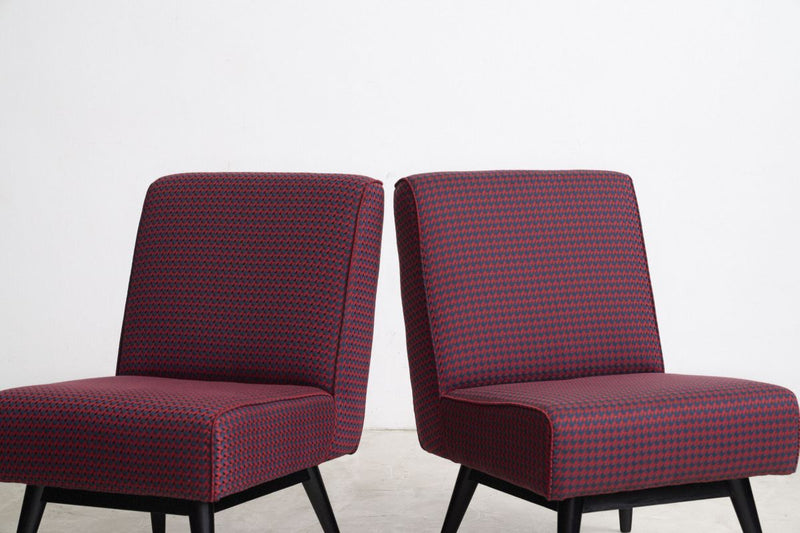 Retro Lounge Chair Red - Journey East