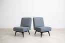 Retro Lounge Chair Blue - Journey East