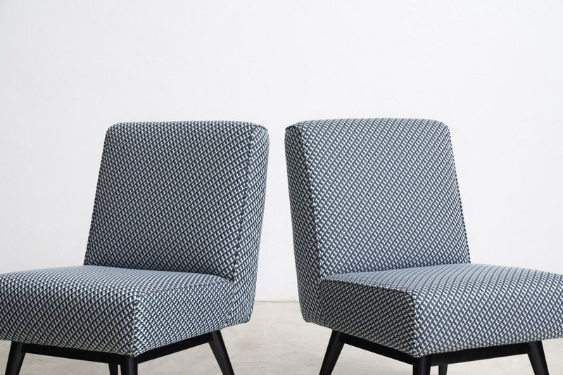 Retro Lounge Chair Blue - Journey East