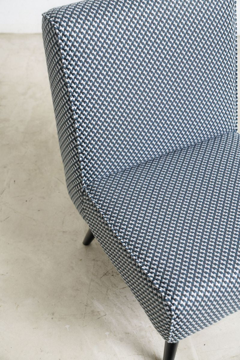 Retro Lounge Chair Blue - Journey East