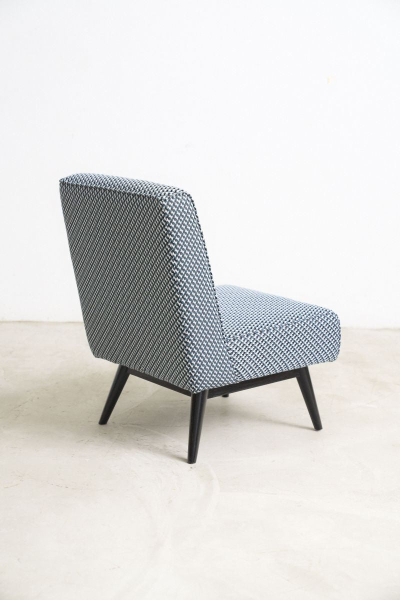 Retro Lounge Chair Blue - Journey East