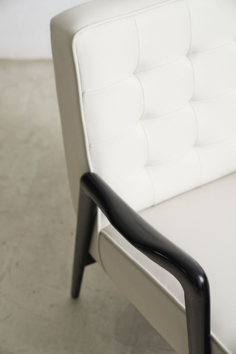 Retro Armchair White - Journey East