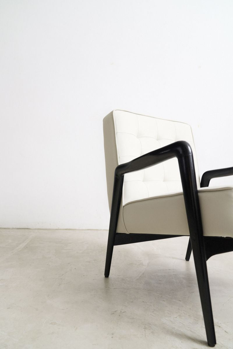 Retro Armchair White - Journey East