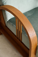 Art Deco Armchair Dusty Teal - Journey East