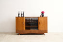 Retro Sideboard Sliding Glass 2 Doors - Journey East