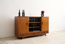 Retro Sideboard Sliding Glass 2 Doors - Journey East