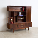 Midcentury Modern Shelf with Scalloped Edge