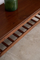 Midcentury Modern Coffee Table With Slatted Shelf - Coffee Tables - Designer Furniture Tan Boon Liat
