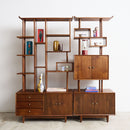 Midcentury Modern Double-Sided Shelf