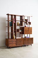 Midcentury Modern Double-Sided Shelf