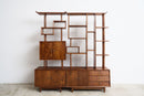 Midcentury Modern Double-Sided Shelf