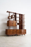 Midcentury Modern Double-Sided Shelf