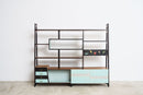 Midcentury Modern Double-Sided Shelf - Journey East