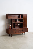 Midcentury Modern Shelf with Scalloped Edge