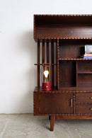 Midcentury Modern Shelf with Scalloped Edge
