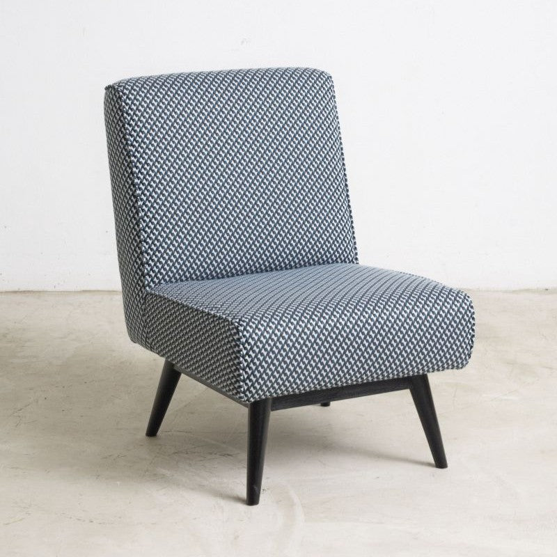 Retro Lounge Chair Blue - Journey East