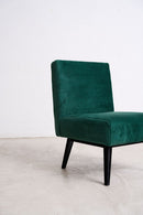 Retro Revival Slipper Chair Green - Arm Chairs, Recliners & Sleeper Chairs - Designer Furniture Tan Boon Liat