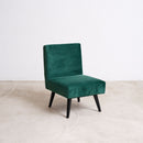 Retro Revival Slipper Chair Green - Arm Chairs, Recliners & Sleeper Chairs - Designer Furniture Tan Boon Liat