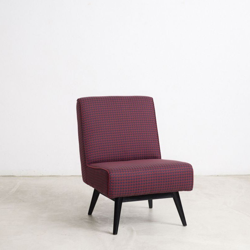 Retro Lounge Chair Red - Journey East