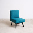 Retro Revival Slipper Chair Teal Blue - Arm Chairs, Recliners & Sleeper Chairs - Designer Furniture Tan Boon Liat