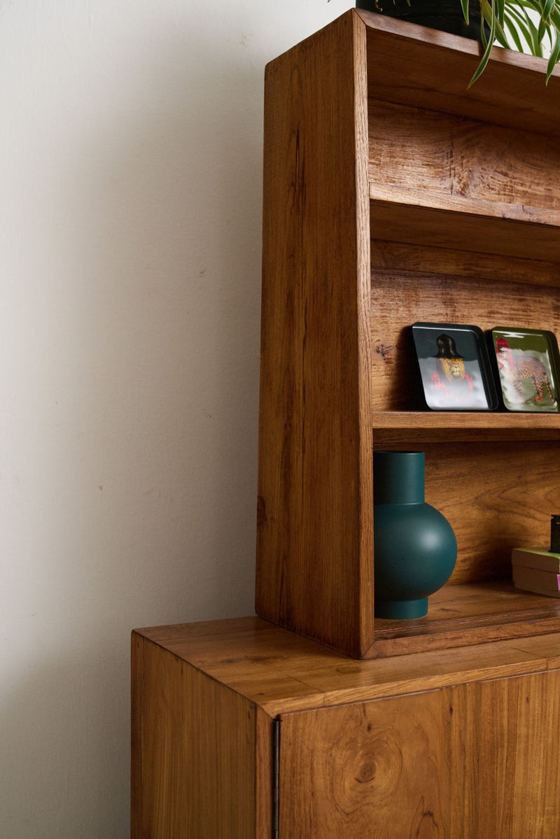 Retro Tall Console Bookshelf - Journey East