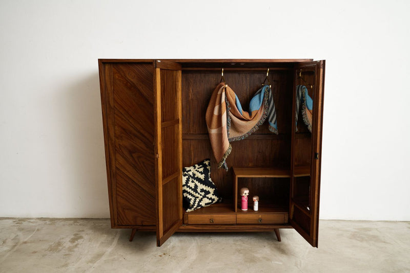 Retro Wardrobe with Marquetry