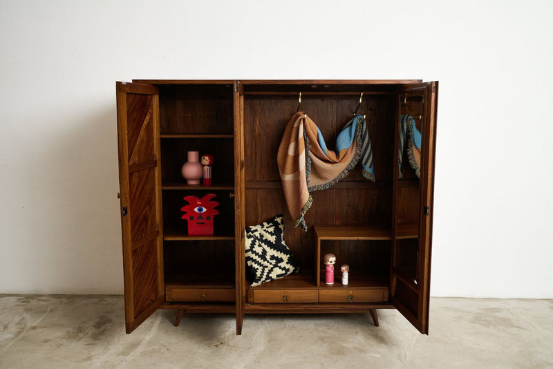 Retro Wardrobe with Marquetry