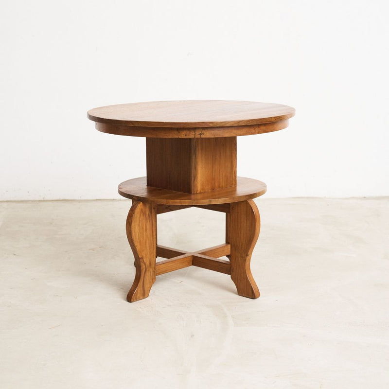Round Coffee Table With Curved Feet - Journey East