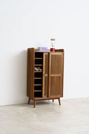 Shoe Cabinet with Slatted Doors - Journey East