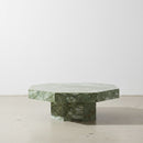 United Strangers Bel Air geometric green marble coffee table - Sculptural Designer Furniture Tan Boon Liat Singapore