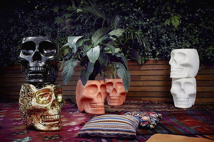 Qeeboo Mexico Stool and Coffee Table - Journey East