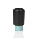 Lucie Kaas Fumario Vase (Black - Mint Green, 16.5cm) - Journey East