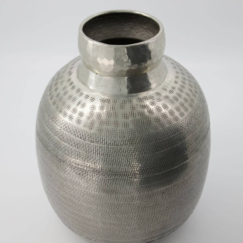 House Doctor Arti Vase Antique Silver - Journey East