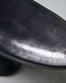 A close up shot of the Foy bowl's textured metal.