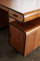 Art Deco Curved Partners' Desk - Journey East
